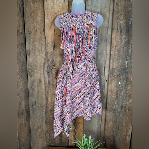 Jason Wu Tweed Fringe Dress - Size 0 - Picture 6 of 16